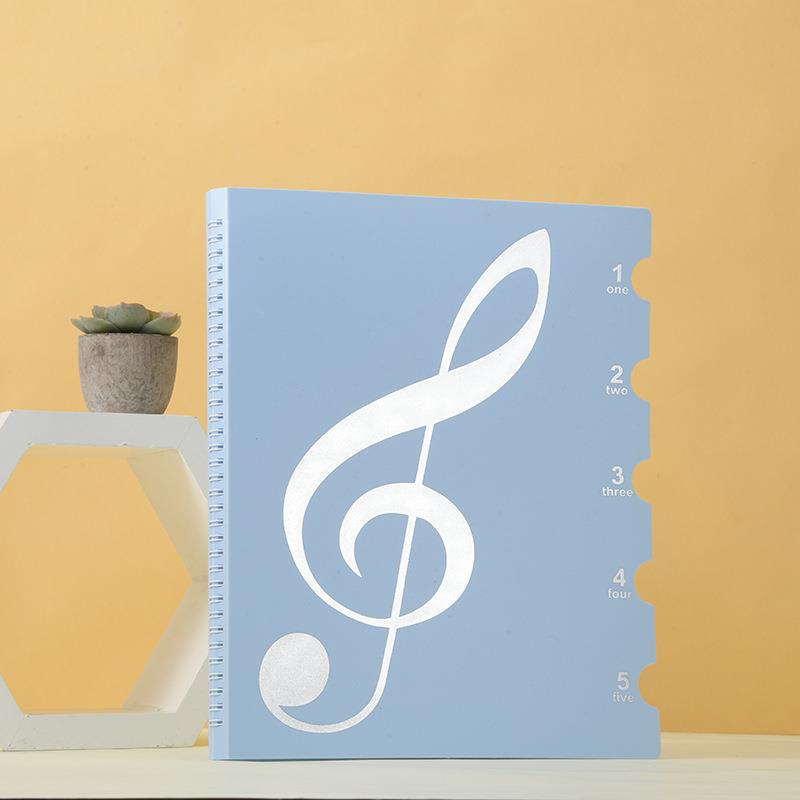 하늘색 투명 내부 페이지