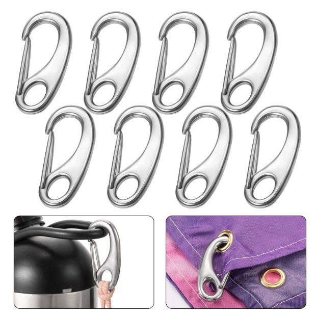 不锈钢蛋型钩 挂钩 钥匙扣 弹簧钩 不锈钢卡扣 跨境电商热卖产品