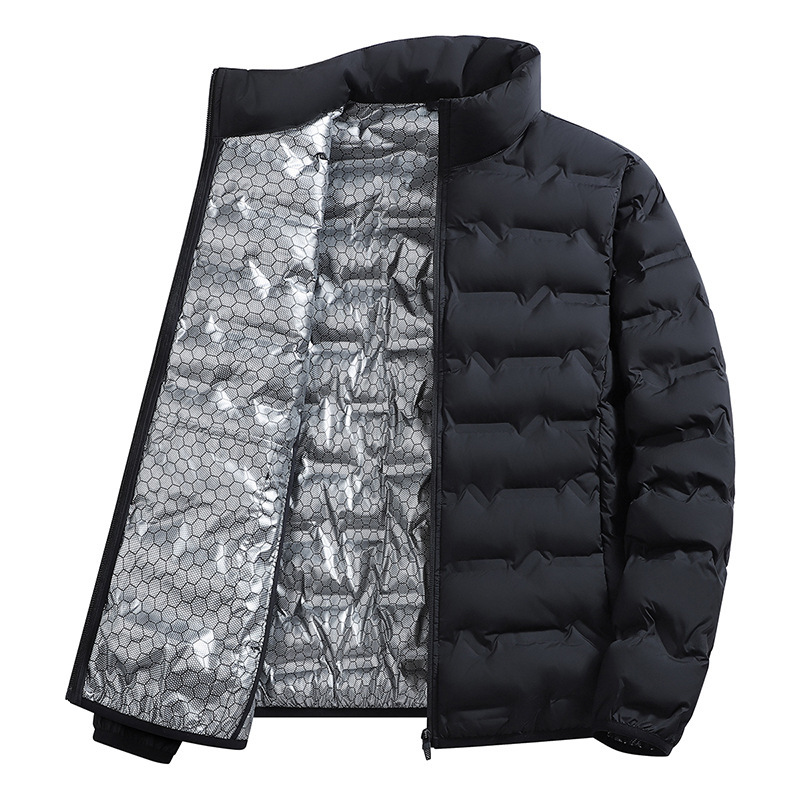 Short Lightweight Portable down Jacket for Men, Winter White Duck down Stand Collar Warm Ribbed Lining Casual Sports Coat Short Lightweight Portable down Jacket for Men, Winter White Duck down Stand Collar Warm Ribbed Lining Casual Sports Coat