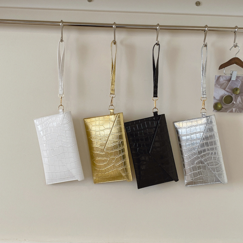 Large-Capacity Card Holder 2025Lady Bag Simple Classic Clutch Bag Stone Pattern Envelope Bag Cross-Border Wallet Wholesale Large-Capacity Card Holder 2025Lady Bag Simple Classic Clutch Bag Stone Pattern Envelope Bag Cross-Border Wallet Wholesale