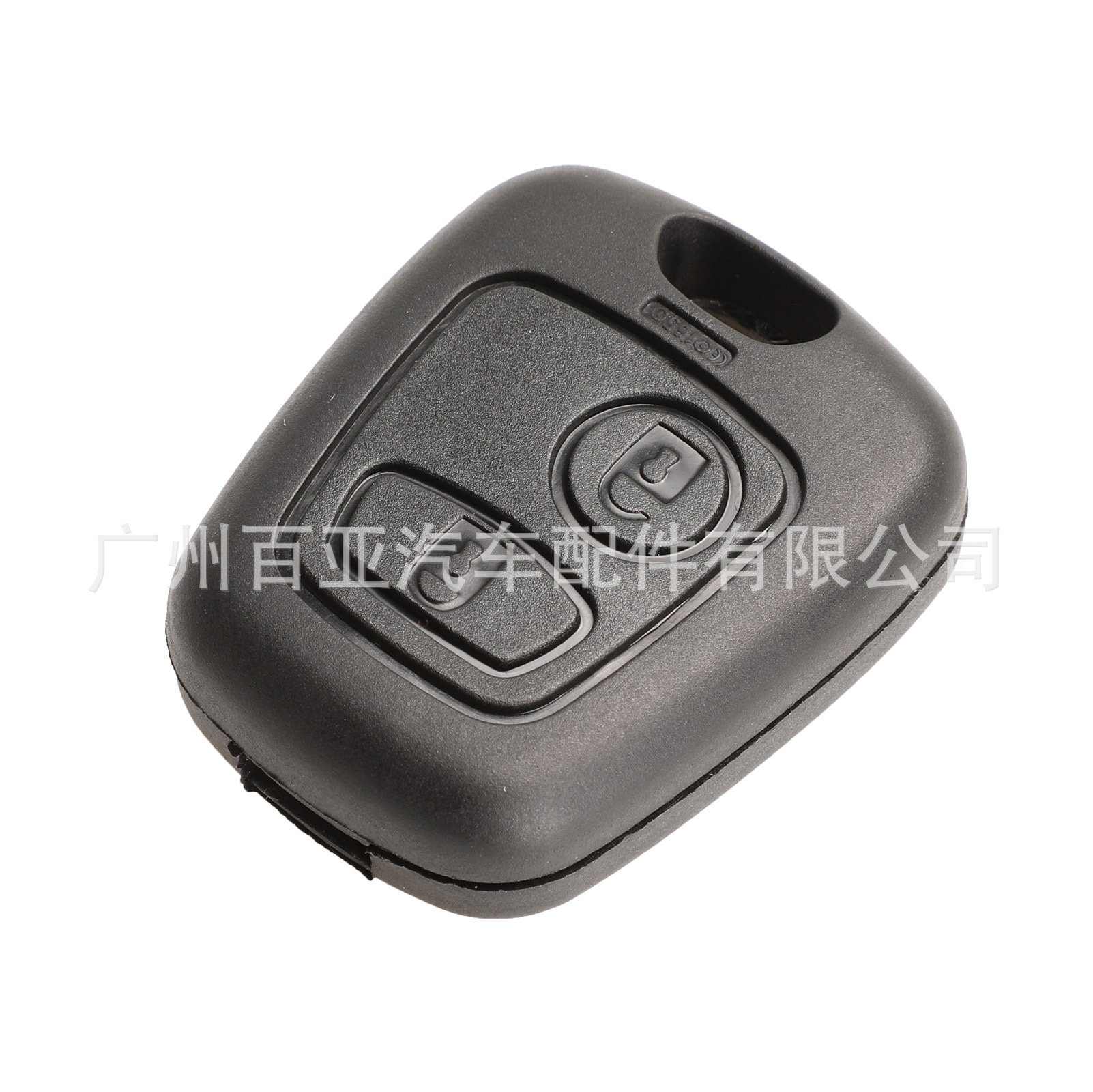 Suitable for 2-key Peugeot Citroen Straight Remote Control Car Key Shell Replacement Shell Without Blade 207 Port 307 Port