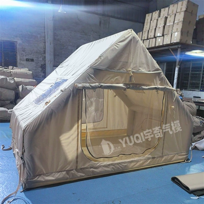 Yuqi 6 ㎡ Inflatable Tent Camping Equipment Outdoor Overnight Free Construction Rainproof Ridge 3-4 Person Portable Camping (Avtomobil dam çadırları) - 300200200-cm-3-4-people