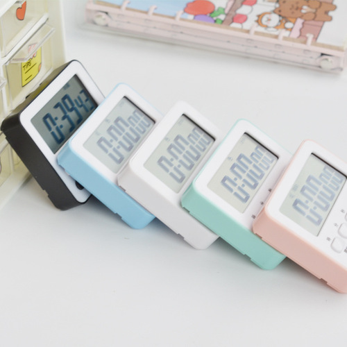 Kitchen Baking Timer Visual Minimalist Stylish Electronic Timer Student Alarm Clock Study Time Manager