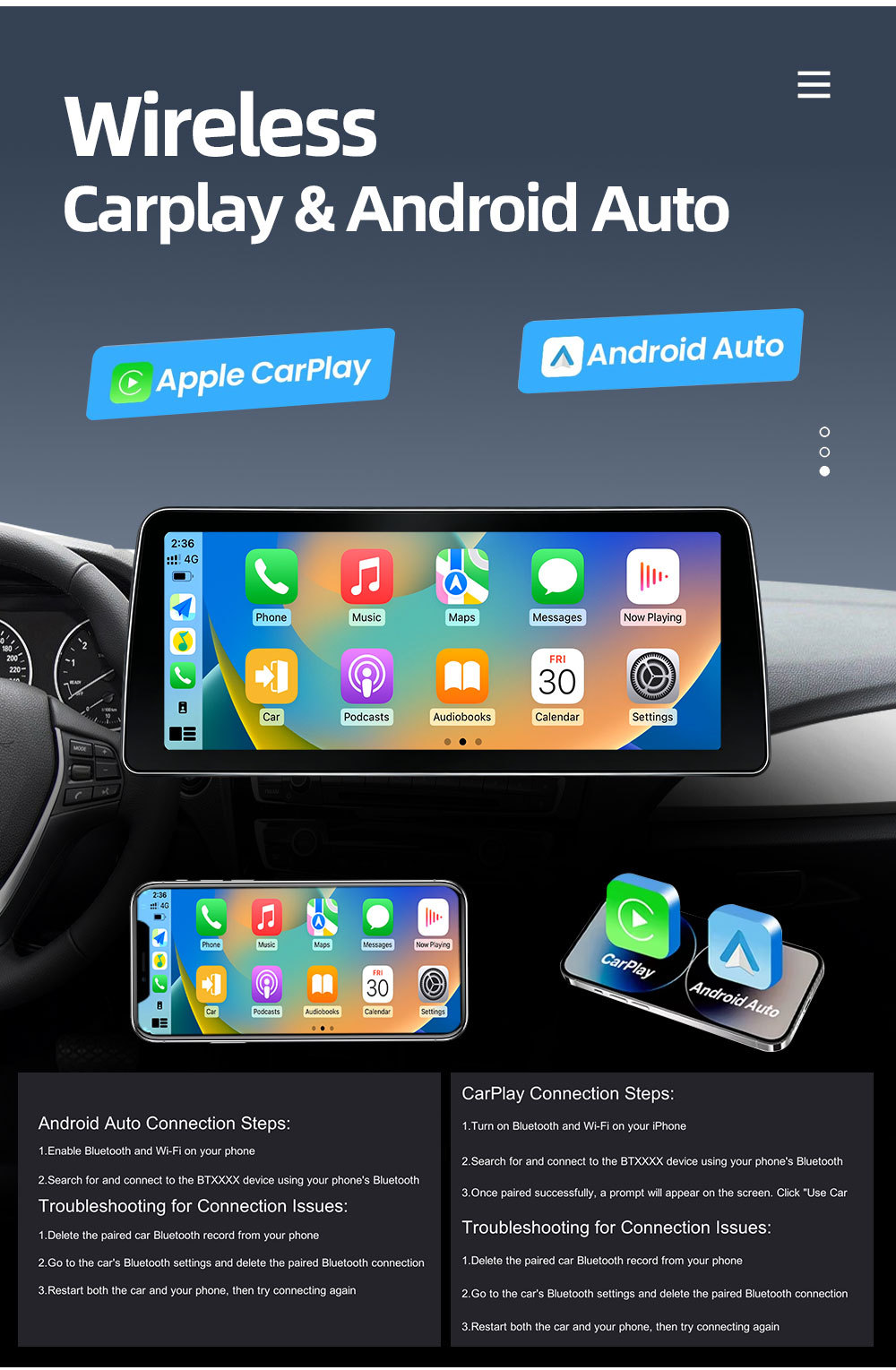 Suitable for Bmw 5 Series Gt F07 Car Central Control Large Screen Navigation Carplay Reversing Image All-In-One Machine