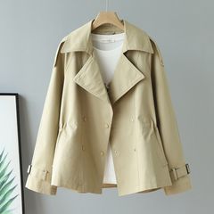 2025春款短款外套风衣女高级感小个子收腰外套高定轻奢韩版女上衣