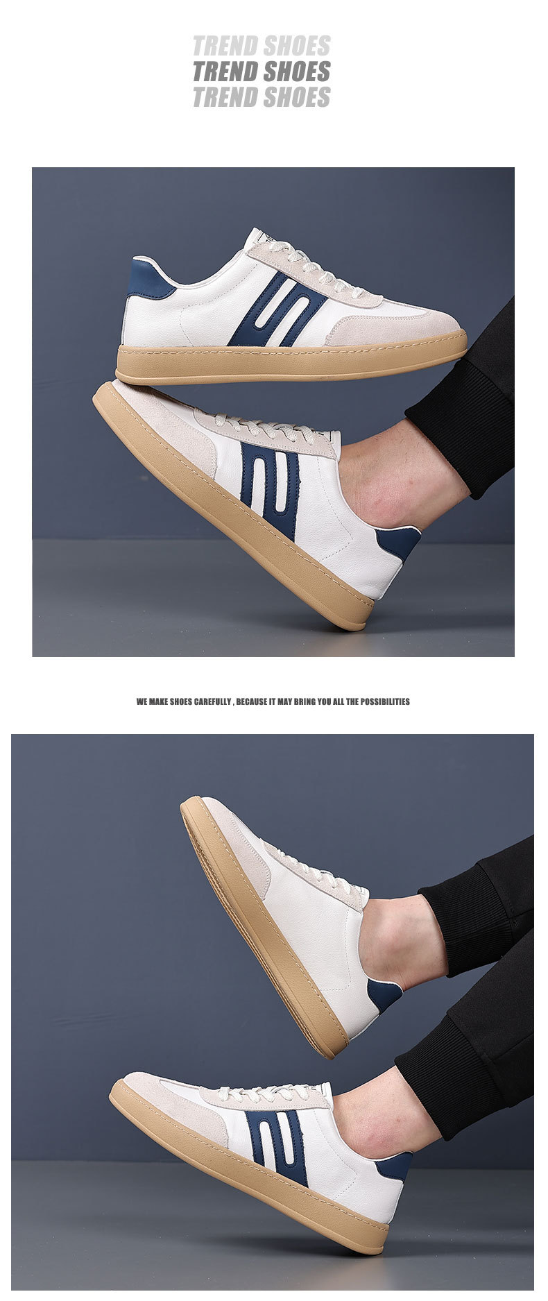 Men's Casual Board Shoes Comfortable Breathable Fashion Trainers_voghion.com