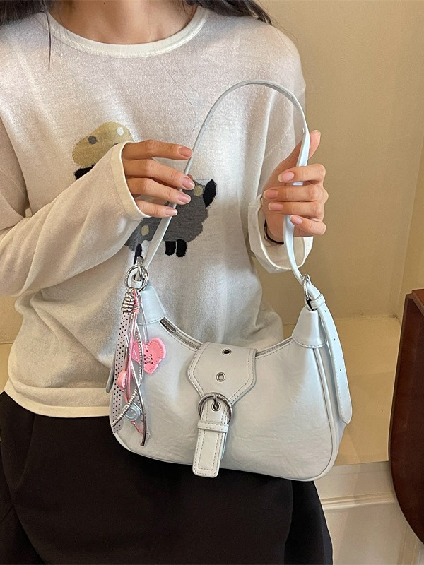 Comercio exterior de alto valor exterior bolso de bolsillo portátil de estilo extranjero personalidad femenina nicho simple versátil lujoso bolso de hombro ligero