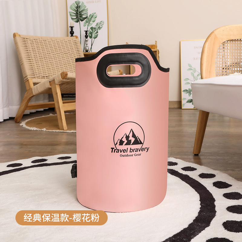 SPA洗脚桶足浴袋可折叠泡脚桶旅行办公恒温暖脚桶加热恒温折叠