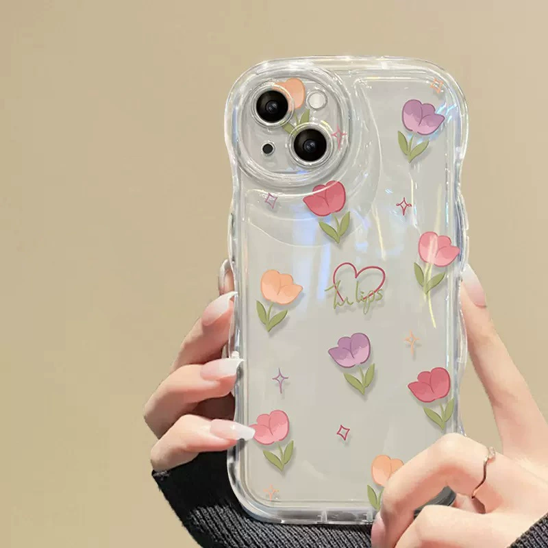 Кейс для телефона Apple iPhone 14, защитная сумка, прозрачный защитный чехол, цветочный принт, 14promax, iphone, защита от падения