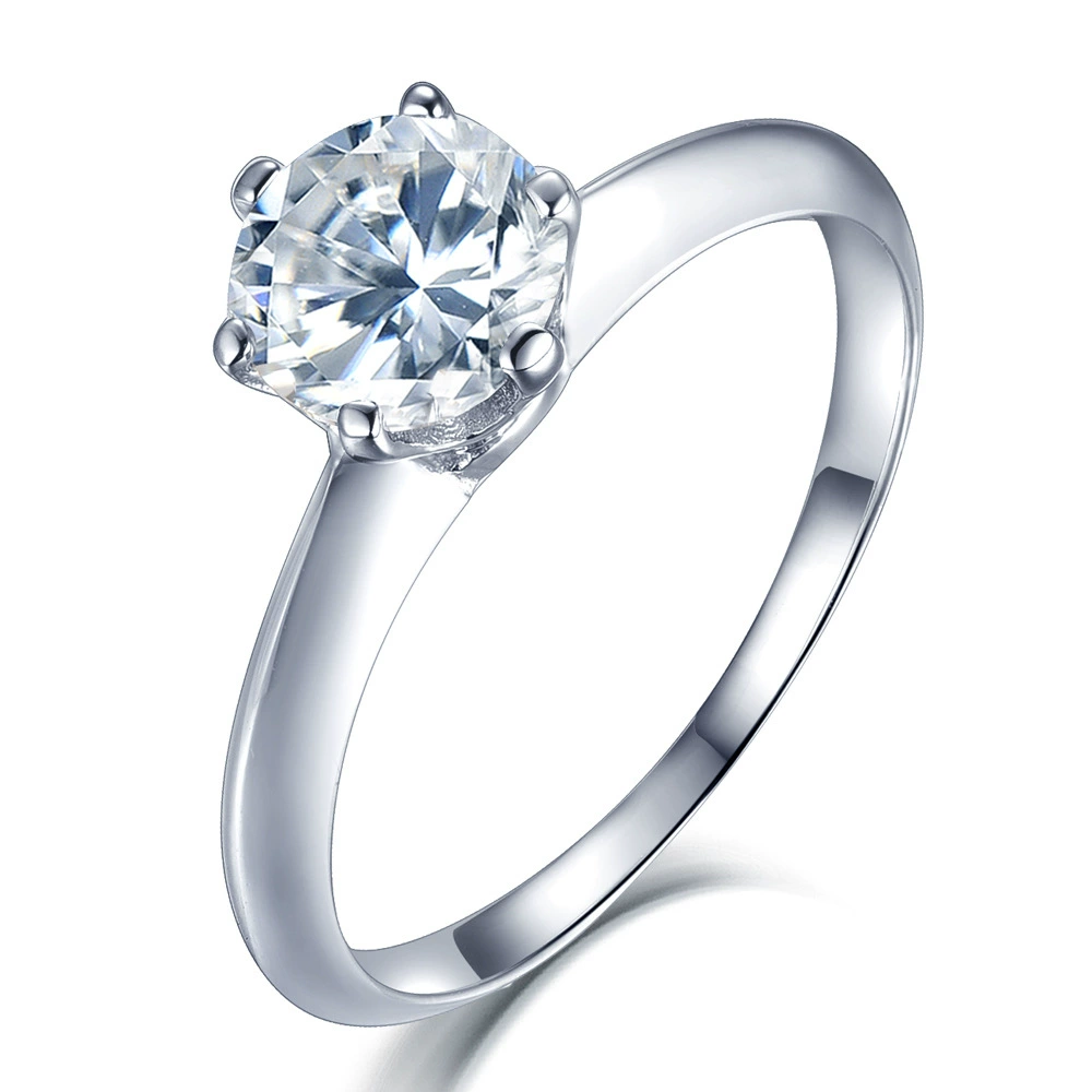 通琳 Classic ring with stone, fashionable accessory, wedding ring, silver 925 sample, Korean style