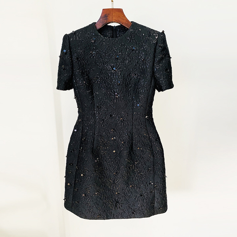 Fashionable elegant short sleeve dress