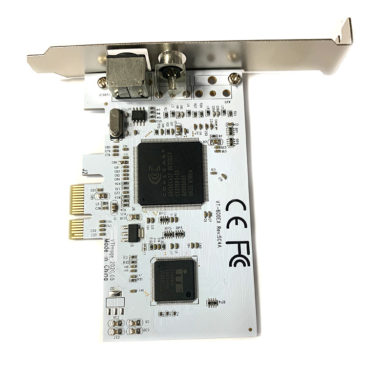 E Zhou PCI-ElAV tarjeta de captura PCIE a AV monitoreo médico HD Tarjeta de captura de vídeo CX23881 chip