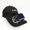 Solar Fan+USB Charging Fan CAP Foreign Trade Cross -border E -commerce Solar Charging Fan Hat