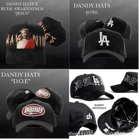 Cross-Border Wholesale Trendy American European and American Fashion Dandy Hats Baseball Cap Adjustable Hip-Hop Cap