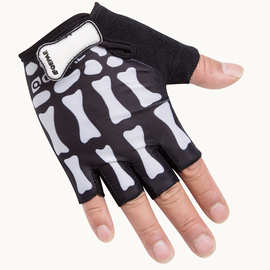 Qepae 山地公路自行车短指 骑行手套 运动摩托车赛车健身手套