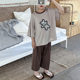 Panda Yuanyuan 2025 New Modal Children's Pajamas Summer Clothes Boys Home Clothes suit Summer Air-conditioning Clothes