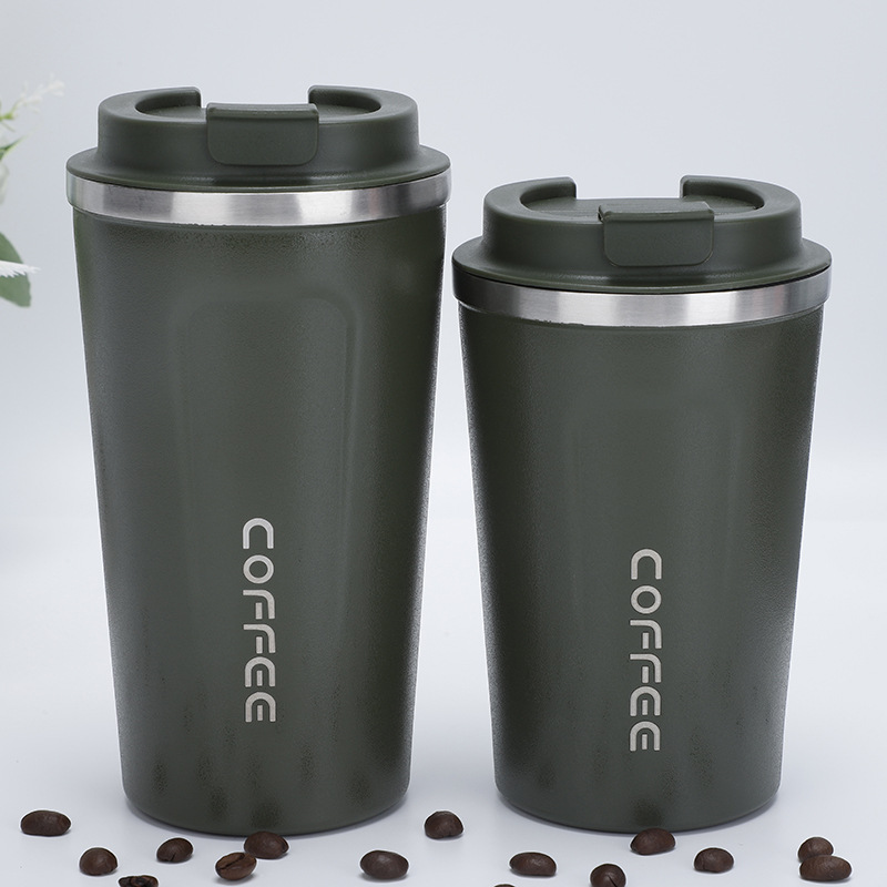 Comercio exterior nuevo 304 de acero inoxidable de doble capa taza de café vacío taza de vacío de oficina al aire libre taza de coche de ocio