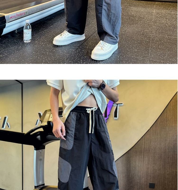 Herren Freizeithose Gerade Geschnitten Sonnenschutz Sommerhose_voghion.com