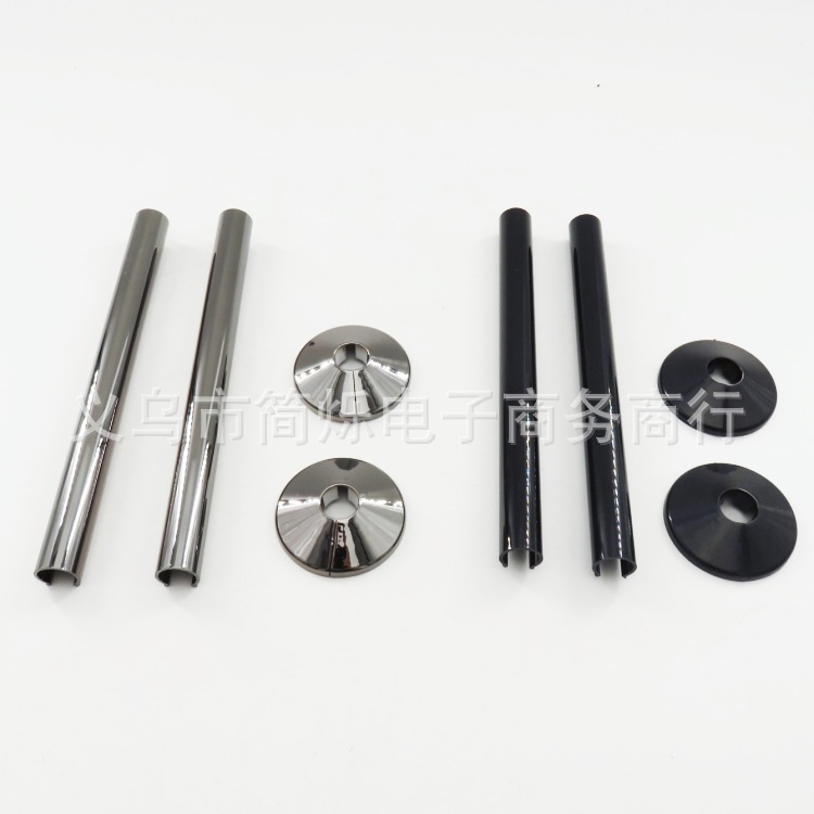 15水管遮挡卡扣式装饰圈PVC管道遮丑盖水管暖气管圆形美化装饰环