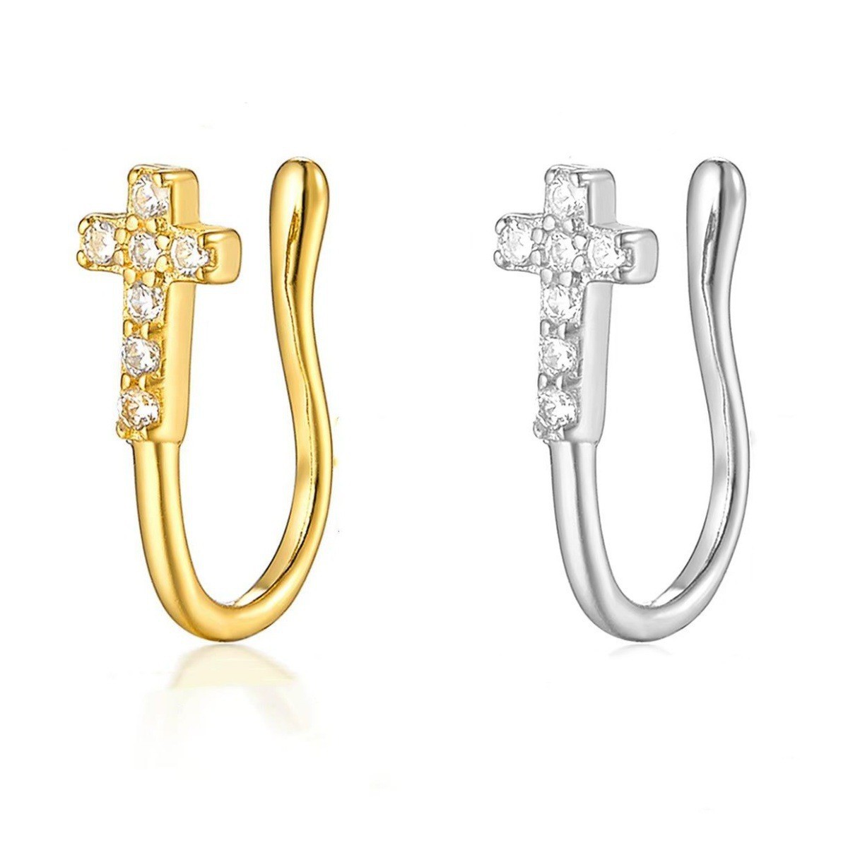 Pointed titanium steel lip stud product view