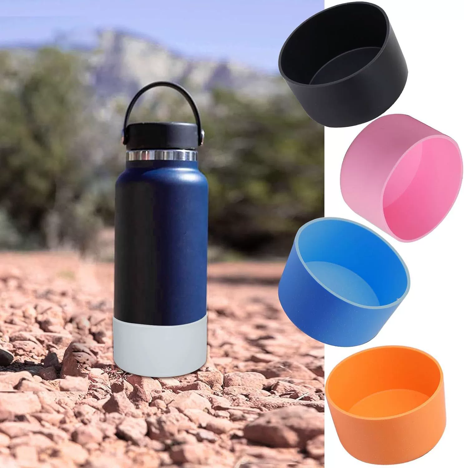 Кросс-бордер горячий промо Hydro Flask силиконовая крышка для стакана противоскользящая чехол противогорячий силиконовый рукав рукав пространство редукции рукав