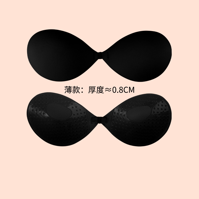 Vestido de novia femenino delgado y transpirable con silicona invisible pecho grande pecho pequeño no se puede juntar vestido de honda esponja parche de pecho de mango