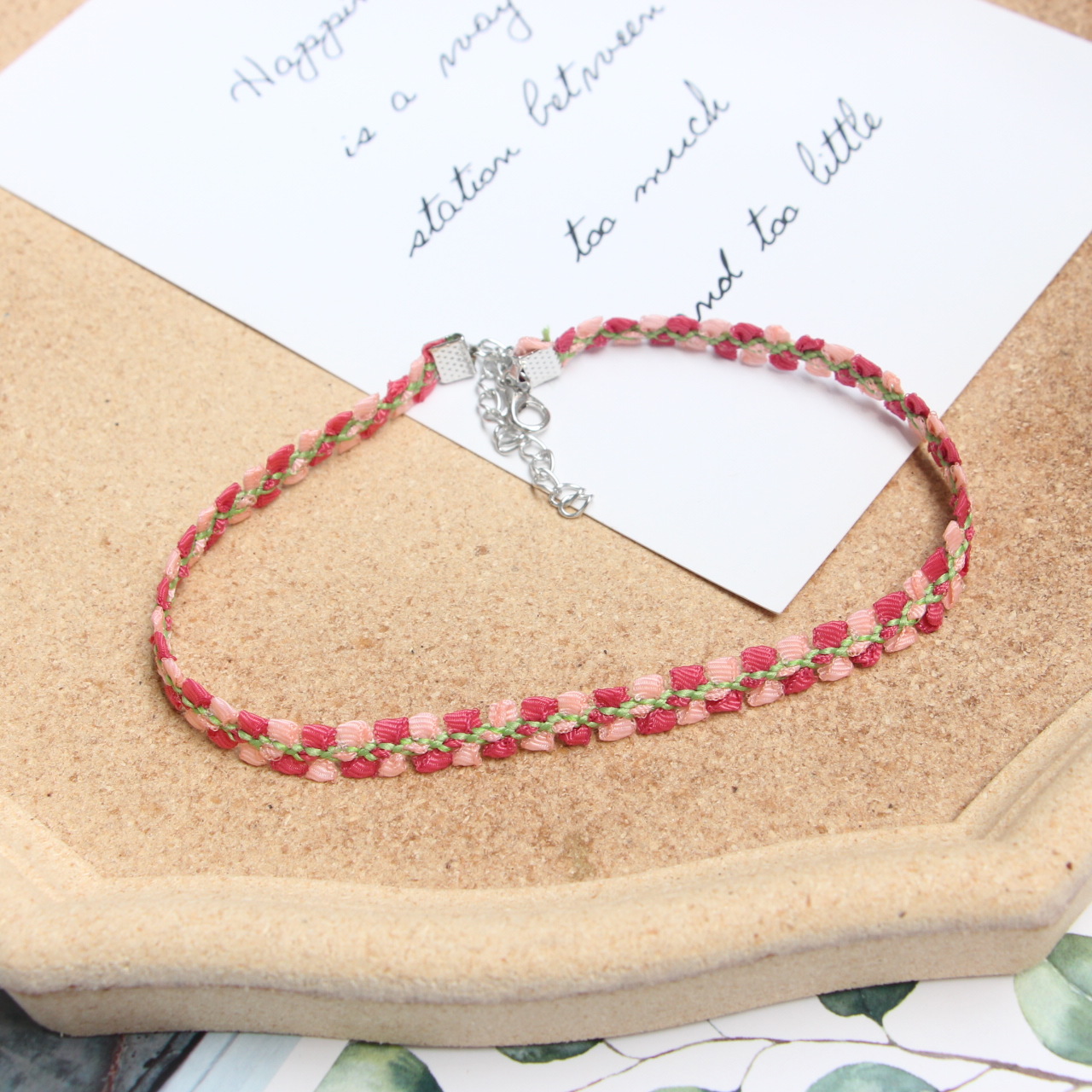 Flower Pattern Women'S Gender Lace Design Elegant Flower Alloy Cloth Choker Wholesale