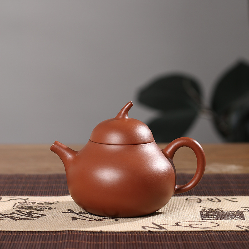 Chaozhou Kung Fu Tea Hand-Pulled Pot, Zhu Ni Guagua Household Teapot, Ceramic Pot, Three-Cup Kung Fu Teapot, Zhu Ni Handmade Pot Chaozhou Kung Fu Tea Hand-Pulled Pot, Zhu Ni Guagua Household Teapot, Ceramic Pot, Three-Cup Kung Fu Teapot, Zhu Ni Handmade Pot