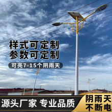 源头工厂定制路灯双头4-12米市政工程路灯杆新款户外防水双臂路灯