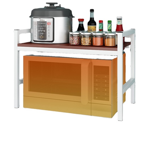 厨房置物架微波炉架子烤箱收纳柜家用双层台面桌面家用电饭锅橱柜