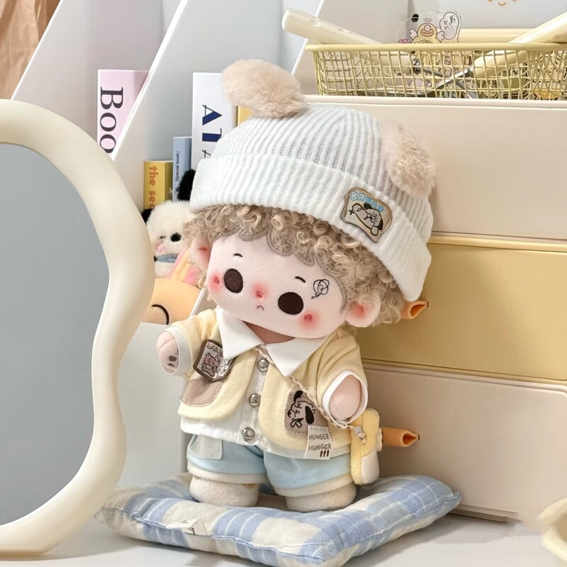 20cm Cotton Doll Clothes Daily Cute and Cool Baby Clothes Replacement Clothes Without Attributes Doll Dress up Puppy Private Kitchen