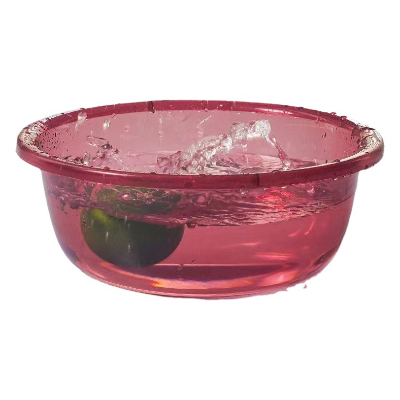 Cuenco de lavado de plástico grueso para el hogar, para cocina y dormitorio de estudiantes, venta directa de fábrica.