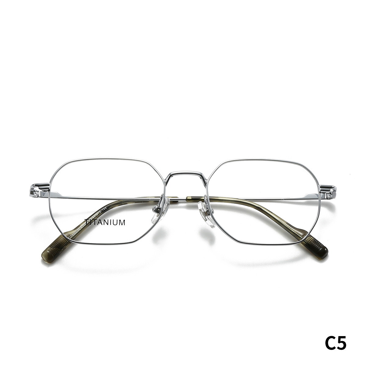 STUDIOMUKU gafas de madera cool retrógrado buen marco de gafas poligonal superligero marco de gafas minimalista