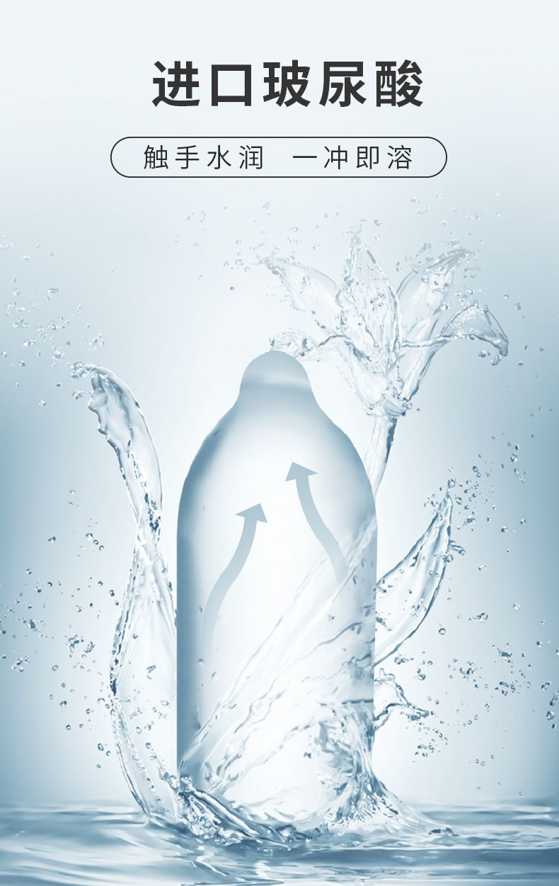 Celebrity Hyaluronic Acid Angel 001 Lubricated Condoms, Medium, 100 Pieces — detail image 18