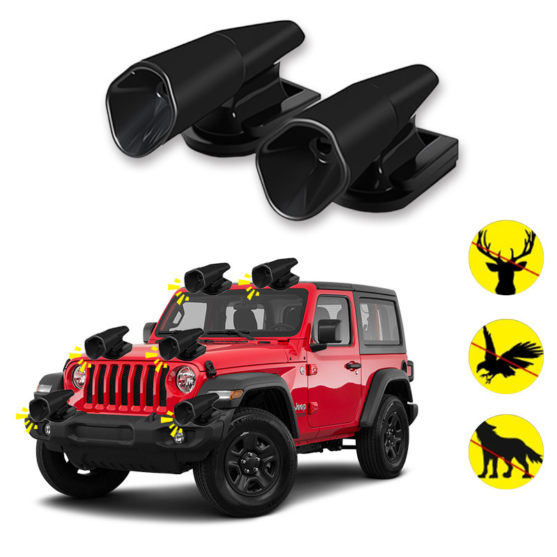 Car Animal Repeller Outdoor Safety Alarm Wind-Driven Deer Whistle Alarm Ultrasonic Deer Repeller