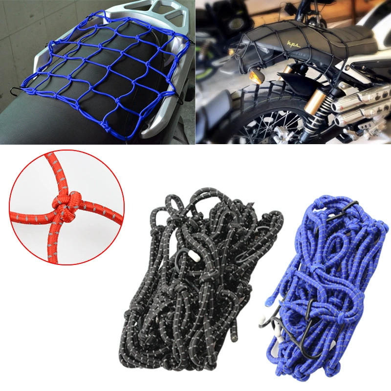 Мотоцикл топливный бак сетка для шлема Светоотражающая Сетка Сумка багажная сумка декоративная сетка Светоотражающая всякая багажная сетка 40*40