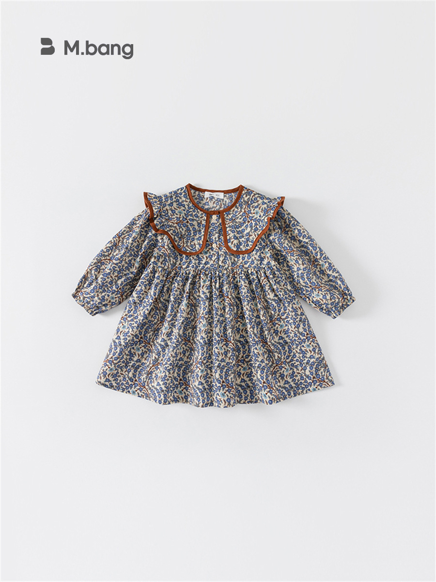 Ropa Infantil Youbao, Vestido de Princesa para Niñas de Primavera y Otoño, Vestido Floral para Niñas, Vestido Elegante para Niñas Pequeñas, Ropa para Bebés image 4
