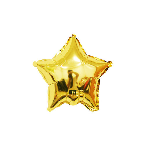 10-inch aluminum film balloon, five-pointed star small aluminum foil balloon, birthday party decoration supplies star balloon
