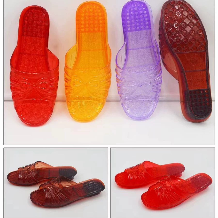 CT1978 хрустальный буксир летом новый лук прозрачный повседневный буксир нескользящий плоский буксир завод оптом