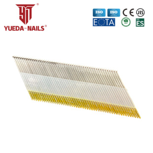 Factory Direct Supply Tape Connection Nail 34 ° High-Quality High-Strength Pneumatic Nails for Industrial Woodworking