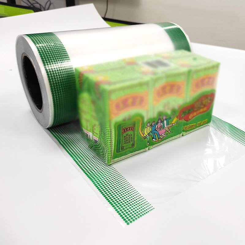 Conveniente para las bebidas Wangwang Yili Mengniu popular leche embalaje película retráctil película de calidad alimentaria película retráctil