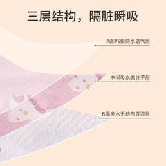 Factory wholesale disposable apron practical apron simple convenient baby baby mouth wipe mouth guard can be dropshipped