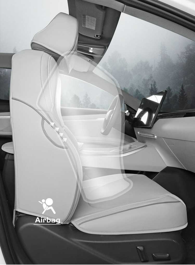 Xpeng MONAM03 car-specific seat cushion, perforated and breathable leather style, all-season full-coverage car seat cover, 26