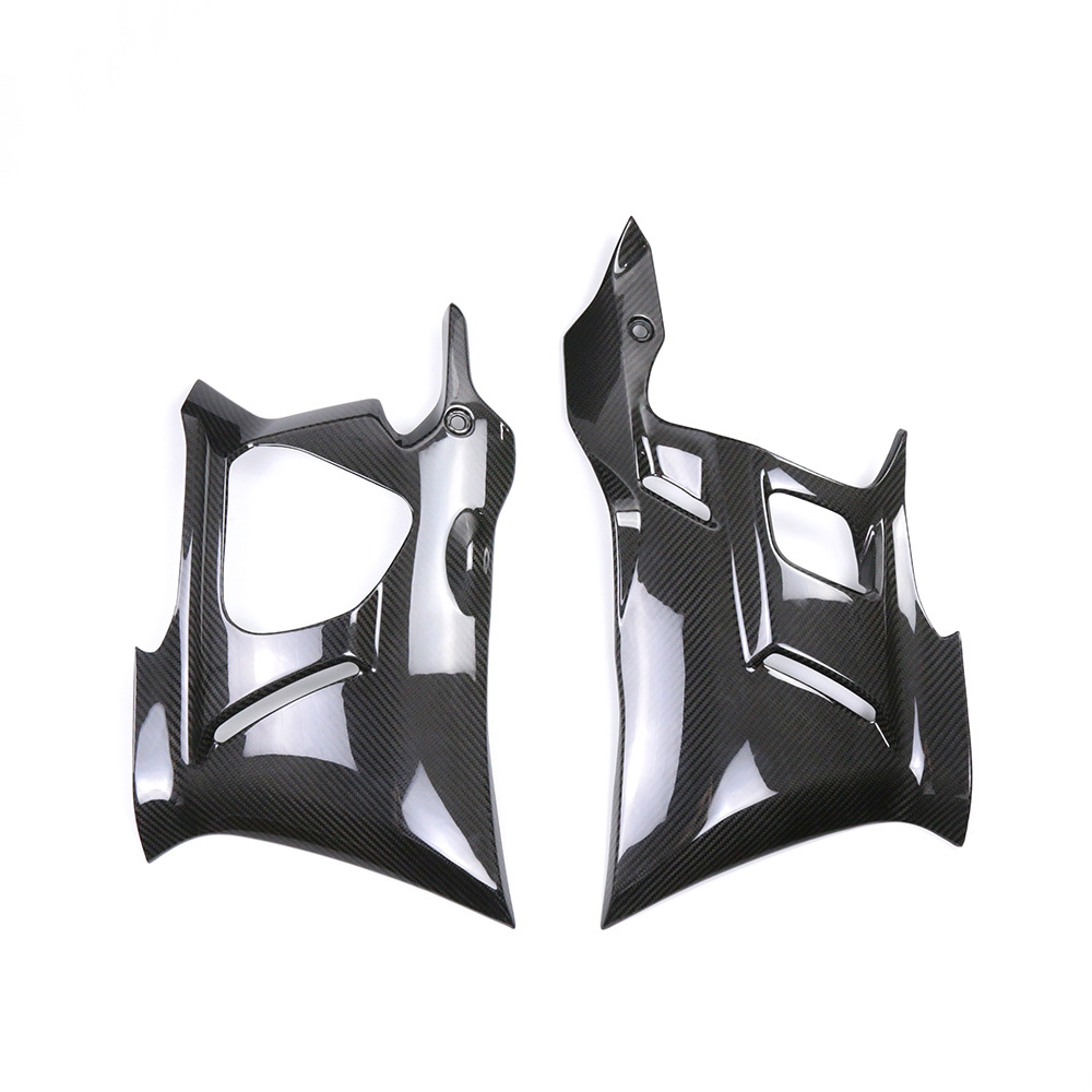Suitable for new YAMAHA YAMAHA R3 lower spoiler carbon fiber shell motorcycle accessories lower large side plate