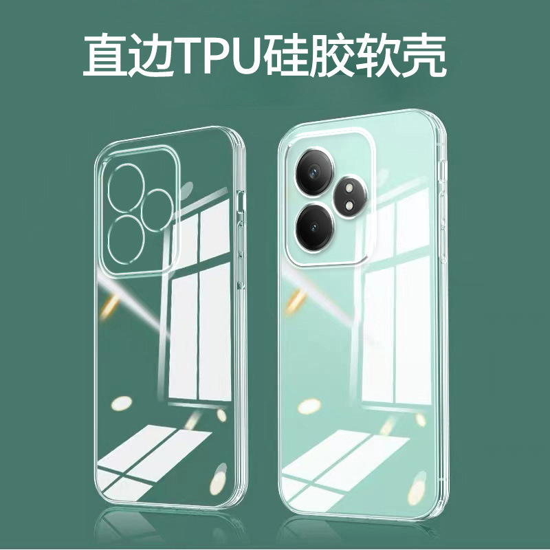 For Real Me Gtneo6 Phone Case Redmi12pro Transparent V30T Silicone Q2I Protective Case Gt5 Case