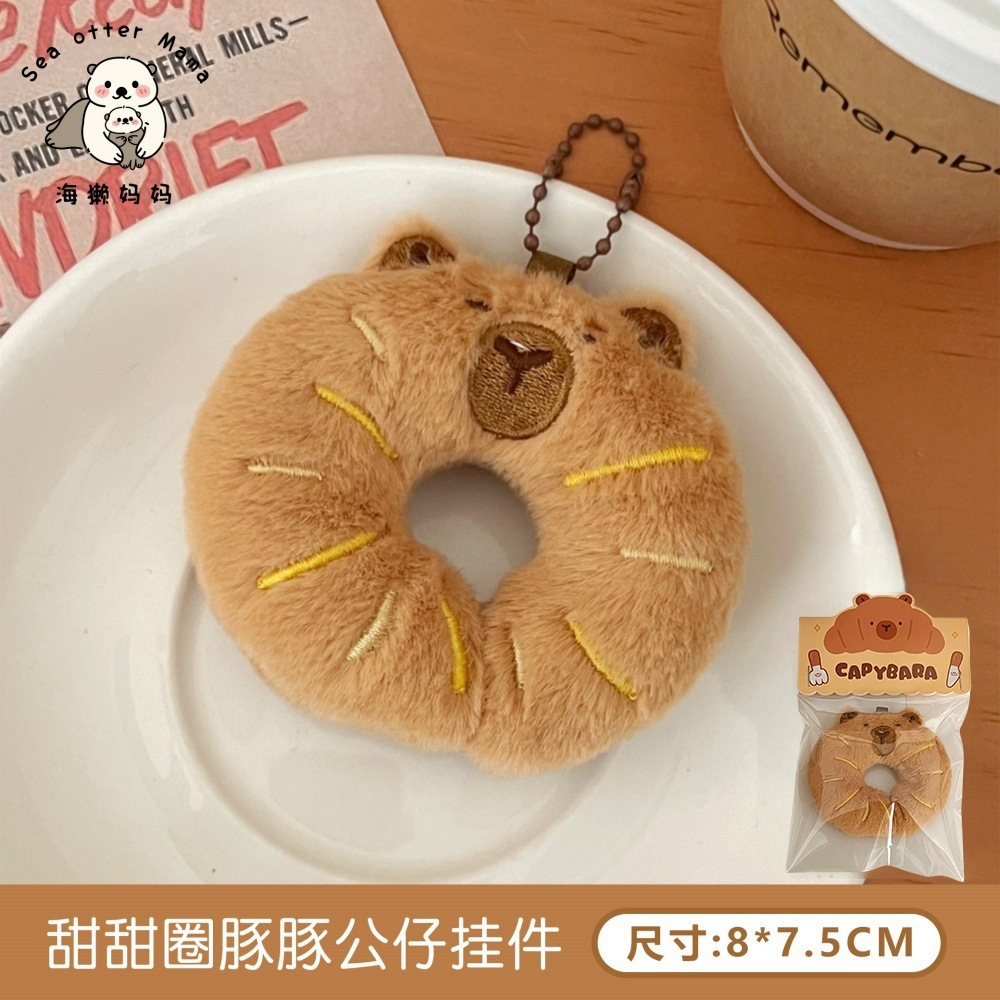 Colgante de Peluche de Cobaya Pequeño Felpa para Mochilas y Llaves