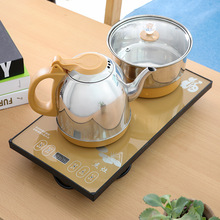 全自动底部上水烧水壶茶具茶盘配件不锈钢加水煮水壶泡茶电热水壶