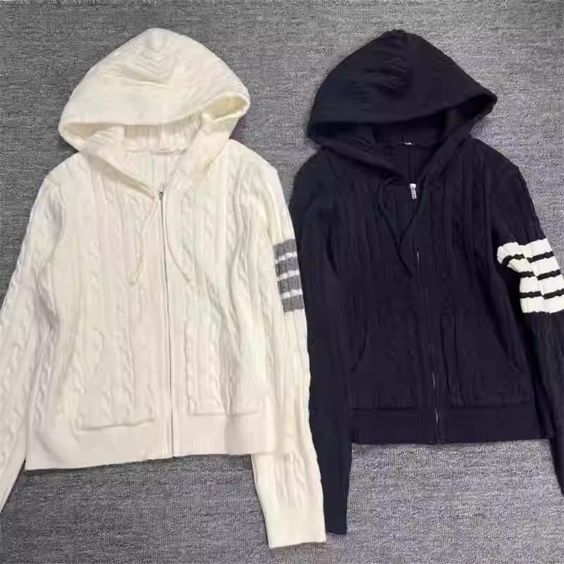 Otoño y invierno nuevas mujeres slimming pozo reducción de la edad suave capuchón de camisa de punto corta camisa de punto image 1