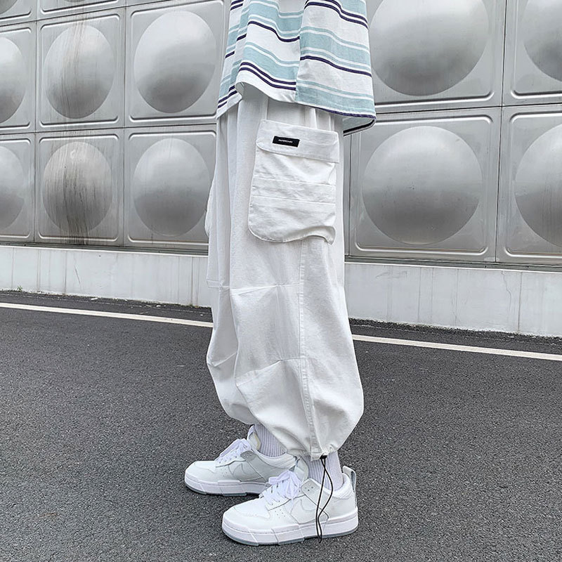 Men's Overalls Thin Loose Casual Pants for Autumn