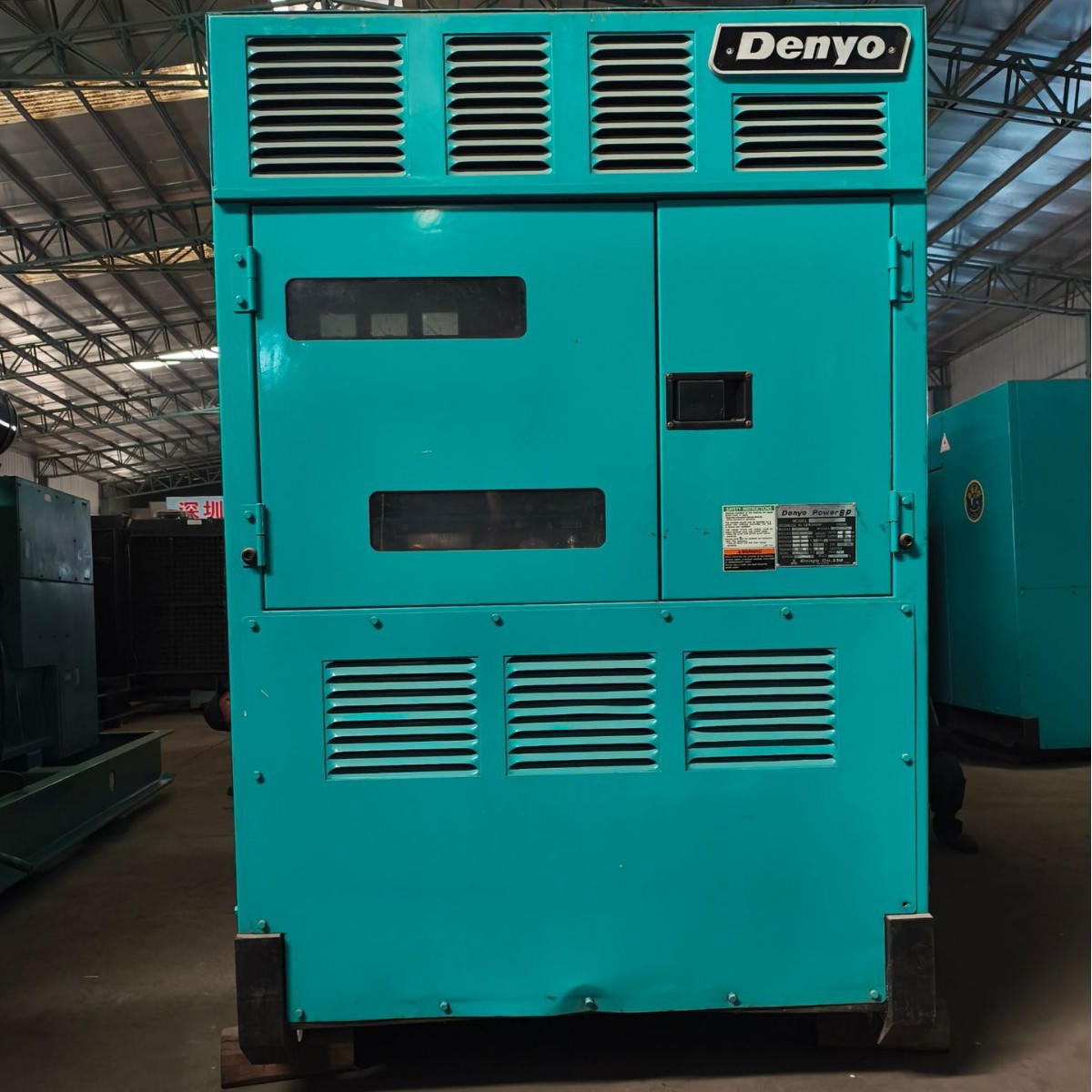 日本原装进口Denyo电友小松375KVA静音发电机组